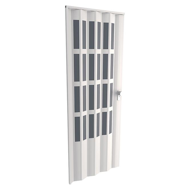 Zhrňovacie dvere PVC Lugano Off-White,2