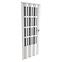 Zhrňovacie dvere PVC Lugano Off-White,2