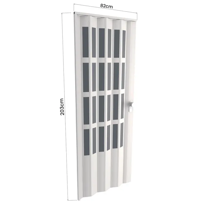 Zhrňovacie dvere PVC Lugano Off-White,3