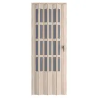 Zhrňovacie dvere PVC Lugano Roble Glacial