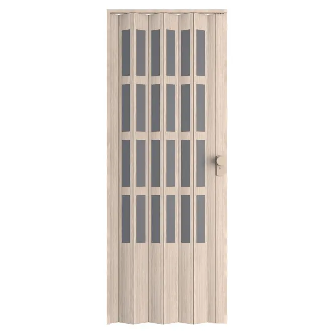 Zhrňovacie dvere PVC Lugano Roble Glacial