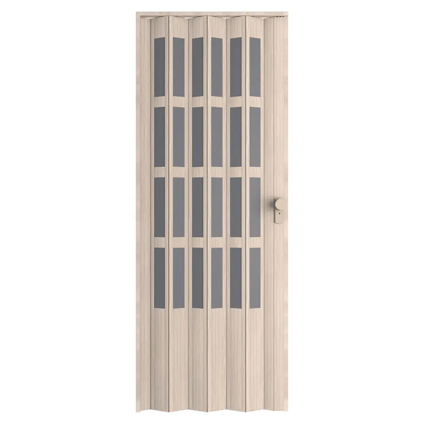 Zhrňovacie dvere PVC Lugano Roble Glacial