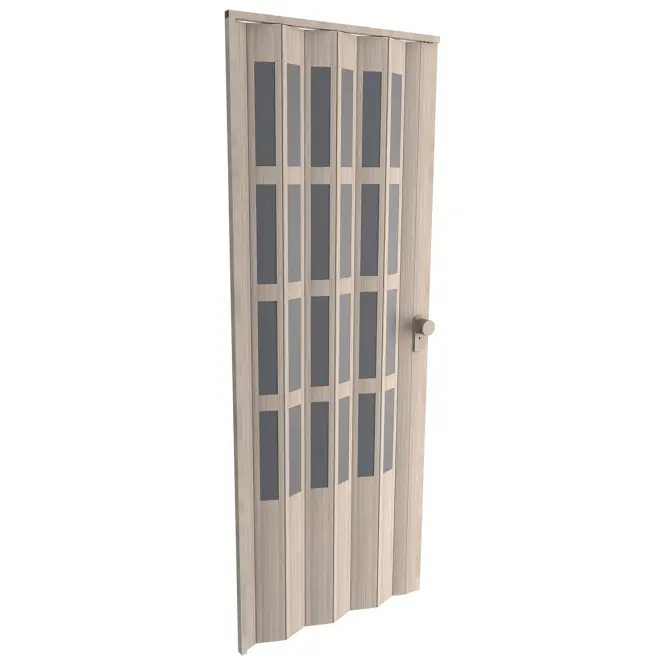 Zhrňovacie dvere PVC Lugano Roble Glacial,2