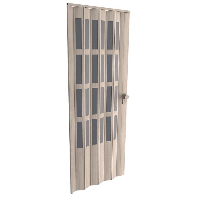 Zhrňovacie dvere PVC Lugano Roble Glacial,2