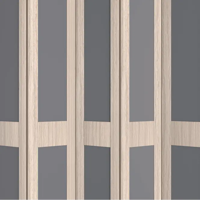 Zhrňovacie dvere PVC Lugano Roble Glacial,6