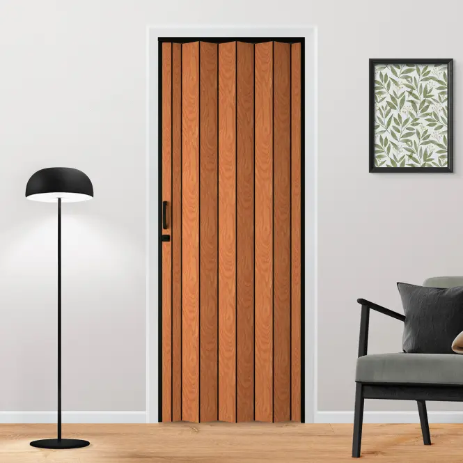 Zhrňovacie dvere PVC Blacktie Roble Dorado,5