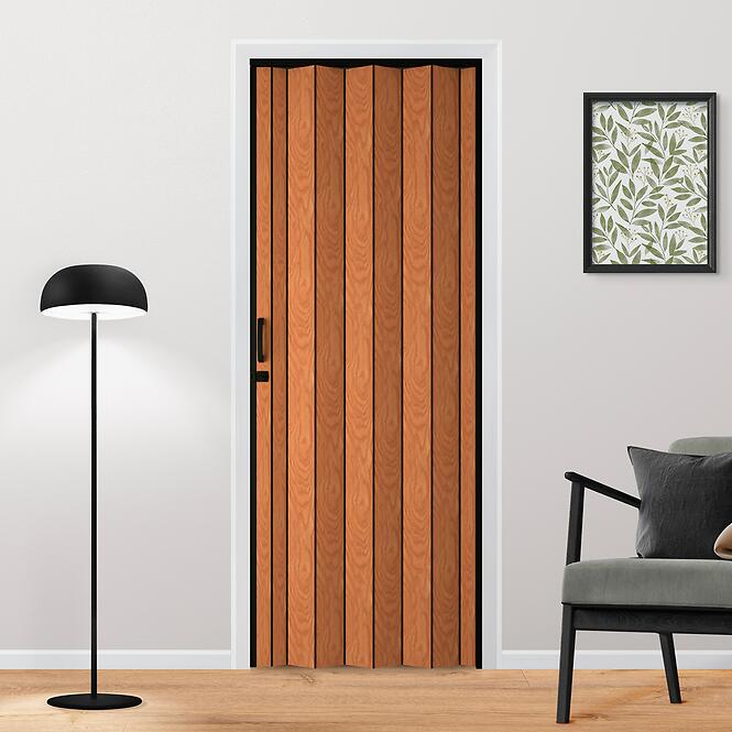 Zhrňovacie dvere PVC Blacktie Roble Dorado,5