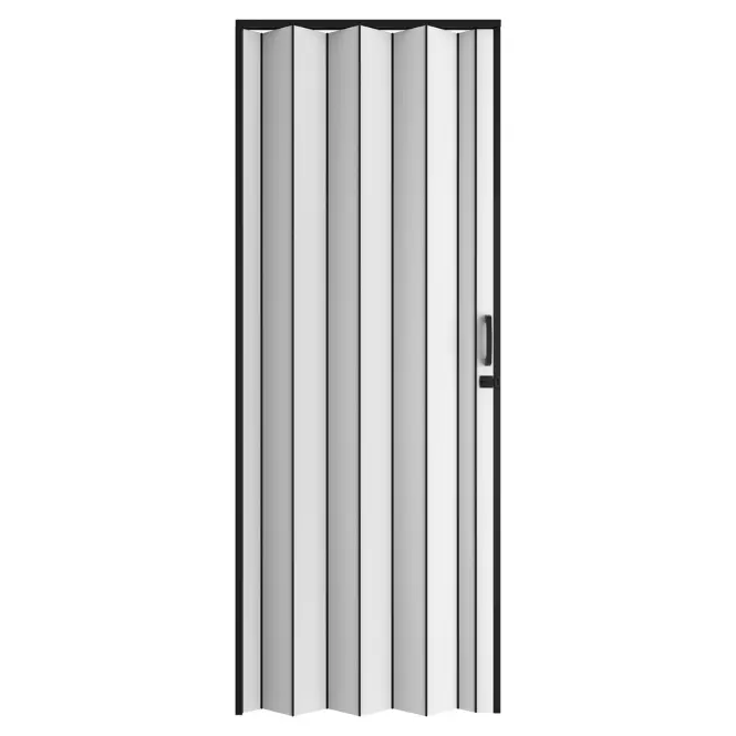Zhrňovacie dvere PVC Blacktie Off-White