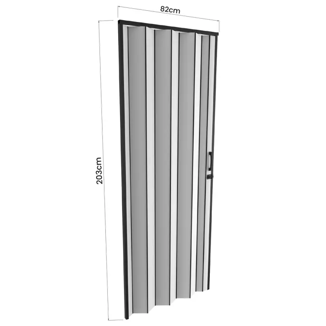 Zhrňovacie dvere PVC Blacktie Off-White,3