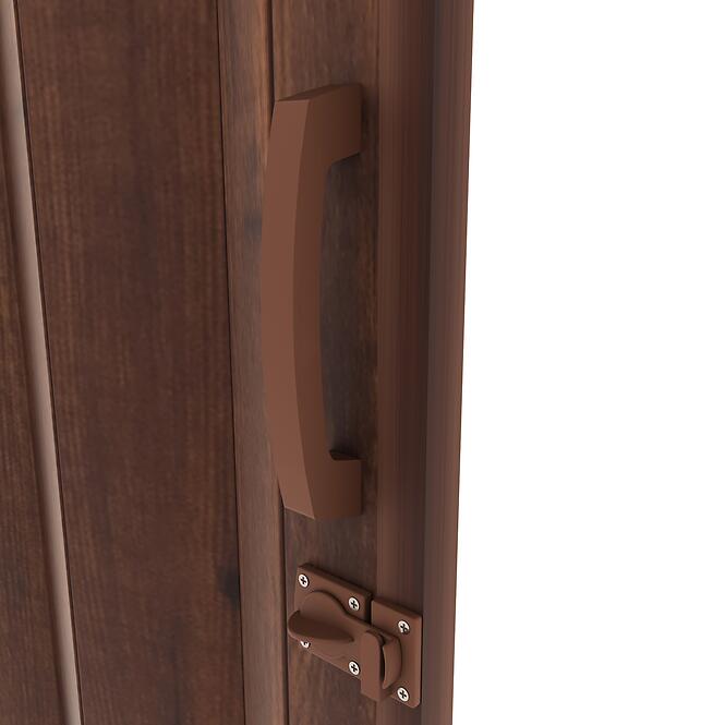 Zhrňovacie dvere PVC Amalfi Plus Brown Volcano,4