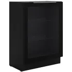 Vitrína Čierna/Čierna 60dw 1f Bb