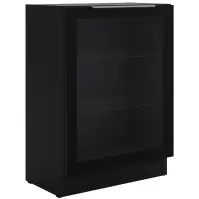 Vitrína Čierna/Čierna 60dw 1f Bb
