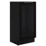 Vitrína Čierna/Čierna 40dw 1f Bb