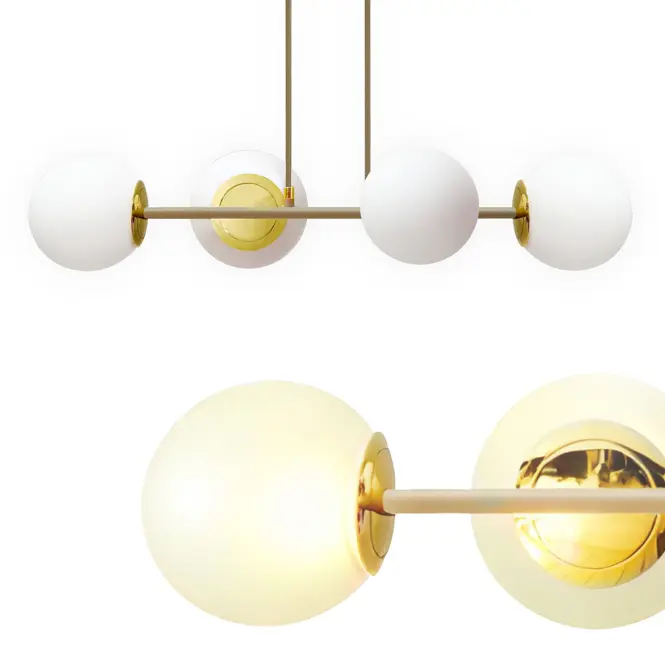 Luster KALDAN 66886 GOLD+WHITE LW4,3