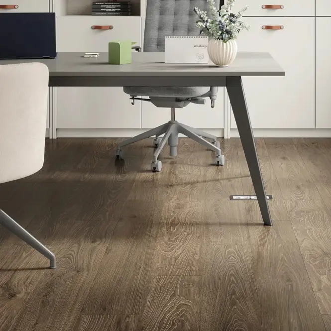 Laminátová podlaha vodeodolná Dub Dark Montanara 8mm AC5 Herringbone K849