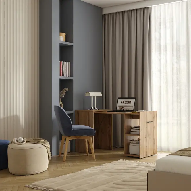Písací stôl Smart Dub Wotan,6