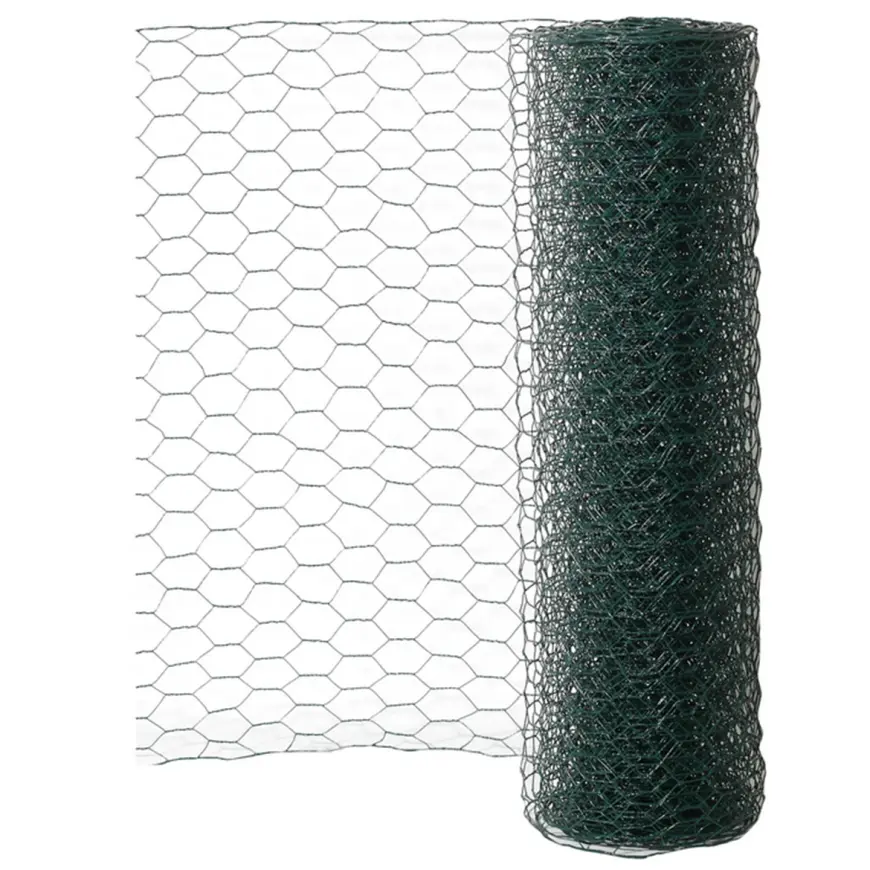 Šesťhranná sieť 0,5x10 m green