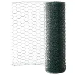 Šesťhranné pletivo drôt 0,8 mm 25x25 0,5x10 m Zn+RAL6005
