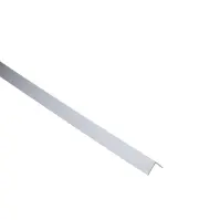 Profil uholníkový PCV biely 10x10x1.1mm 2.6m