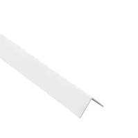 Profil uholníkový PCV biely 25x25x1.1mm 1m