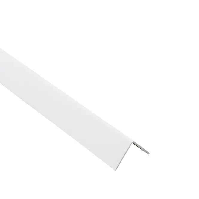 Profil uholníkový PCV biely 25x25x1.1mm 1m