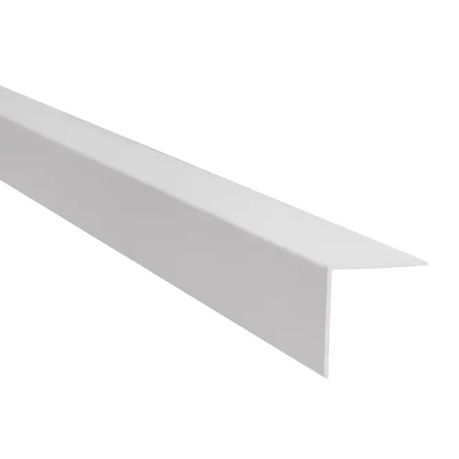Profil uholníkový PCV biely 25x25x1.1mm 2.75m