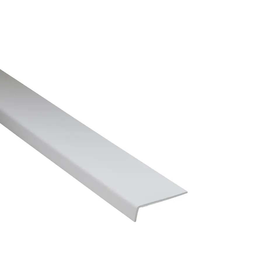 Profil uholníkový PCV biely 40x10x1.5mm 2.6m