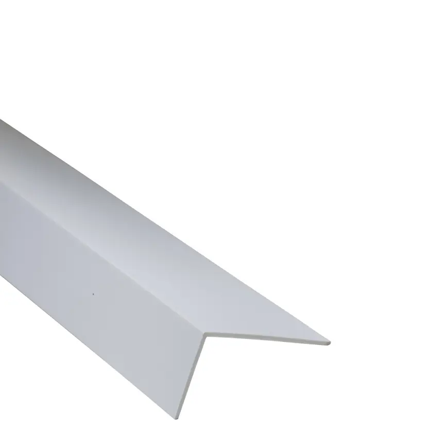 Profil uholníkový PCV biely 60x30x1.5mm 1m