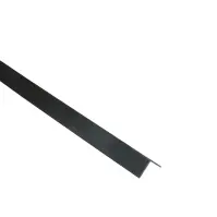 Profil uholníkový PCV čierny 15x15x1.1mm 1m