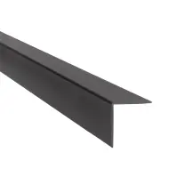 Profil uholníkový PCV čierny 25x25x1.1mm 1m