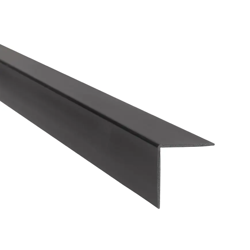 Profil uholníkový PCV čierny 25x25x1.1mm 1m