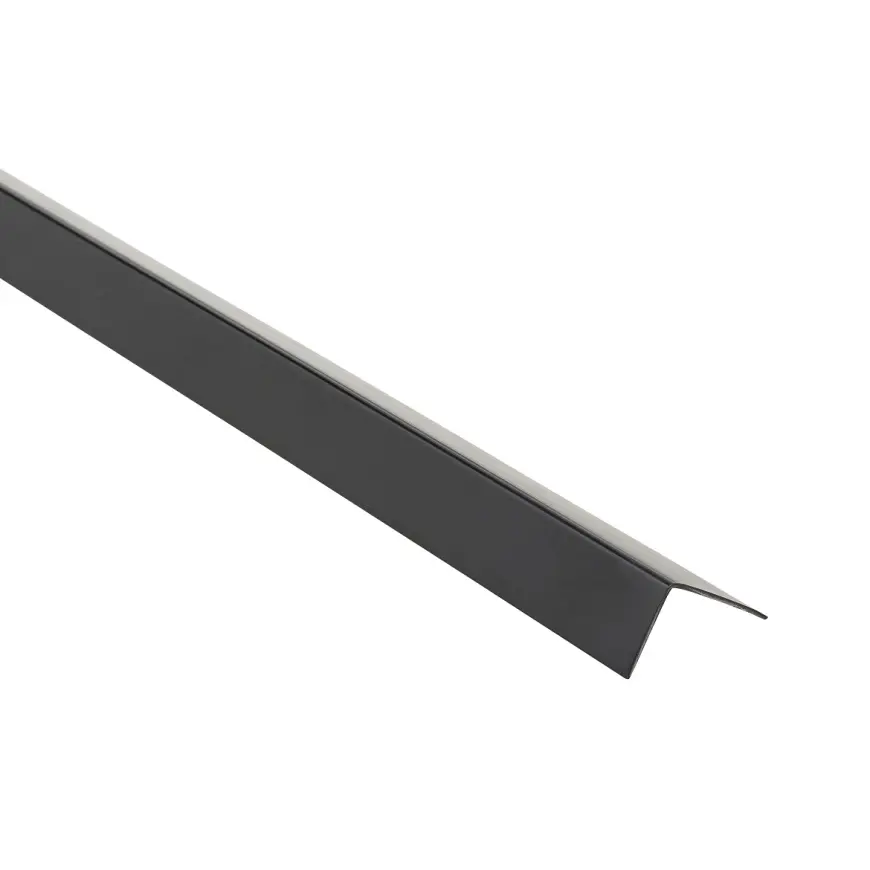 Profil uholníkový PCV čierny 30x20x1.1mm 2.75m