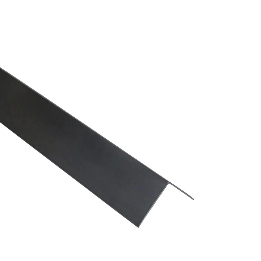 Profil uholníkový PCV čierny 30x30x1.1mm 1m