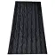 Koberec Lila Rabbit Fur 0,8/1,5 Sm688 čierny