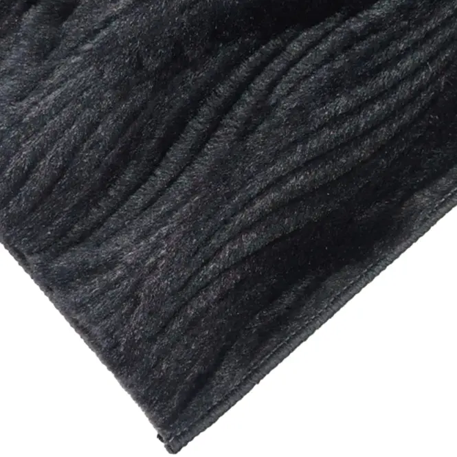 Koberec Lila Rabbit Fur 0,8/1,5 Sm688 čierny