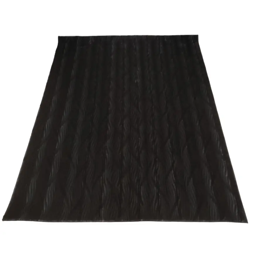 Koberec Lila Rabbit Fur 1,6/2,3 Sm688 čierny