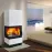 Pec oceľovo-kachľová Erfurt ľavý perlwhite 10 kW