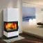 Pec oceľovo-kachľová Erfurt ľavý perlwhite 10 kW