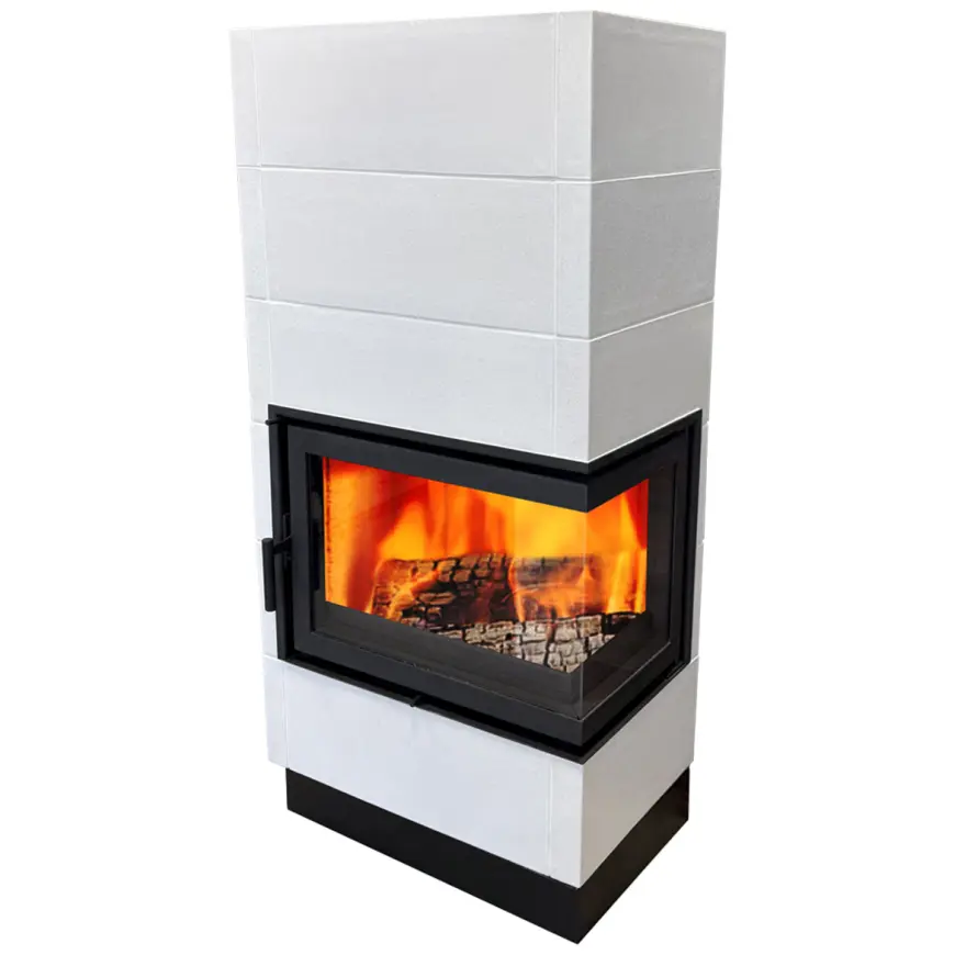 Pec oceľovo-kachľová Erfurt pravý perlwhite 10 kW