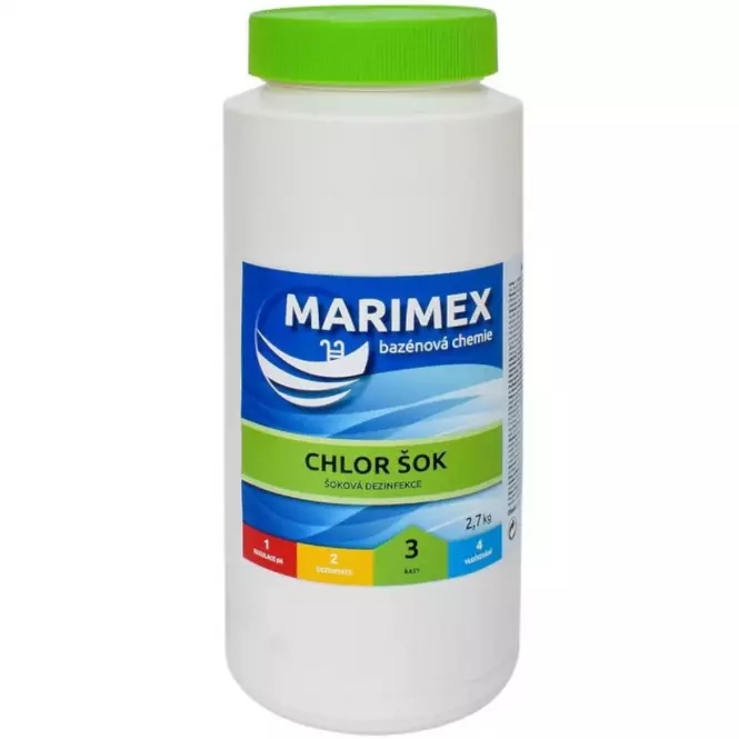 Bazénová chémia Aquamar Chlor Shock 2,7 kg