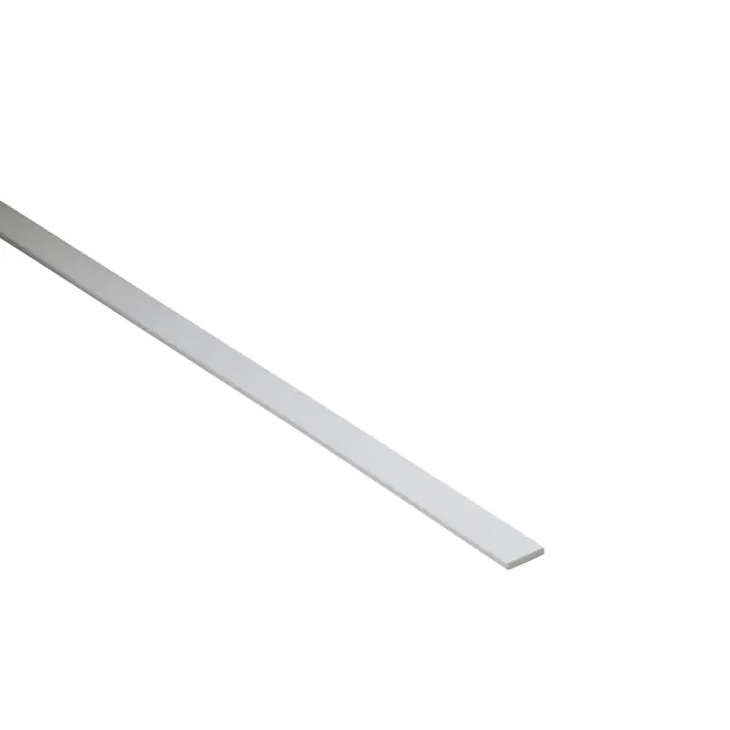 Profil plochý PCV biely 10x2mm 1m