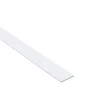 Profil plochý PCV biely 25x2mm 1m