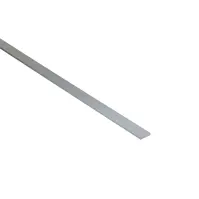 Profil plochý hliník strieborný 10x2mm 1m