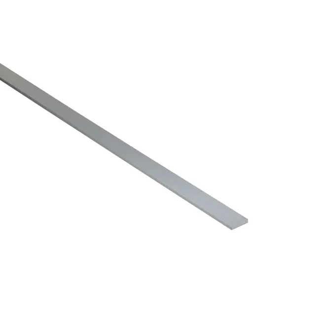 Profil plochý hliník strieborný 10x2mm 1m