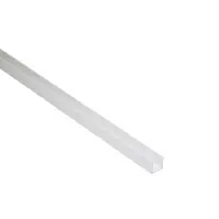 Profil U PCV biely 10x10x1mm 1m