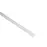 Profil U PCV biely 8x8x1mm 1m