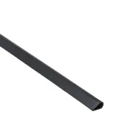 Ochranný profil PCV čierny 15x0.9mm 1m