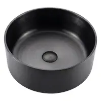 Umývadlo na dosku Iron Round black