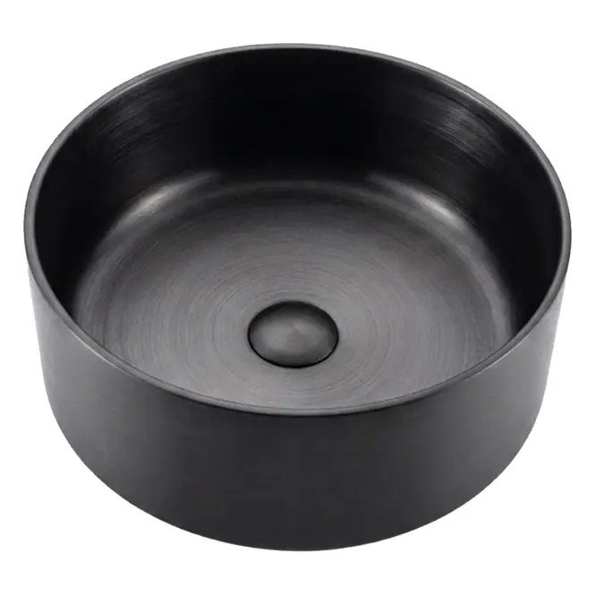 Umývadlo na dosku Iron Round black