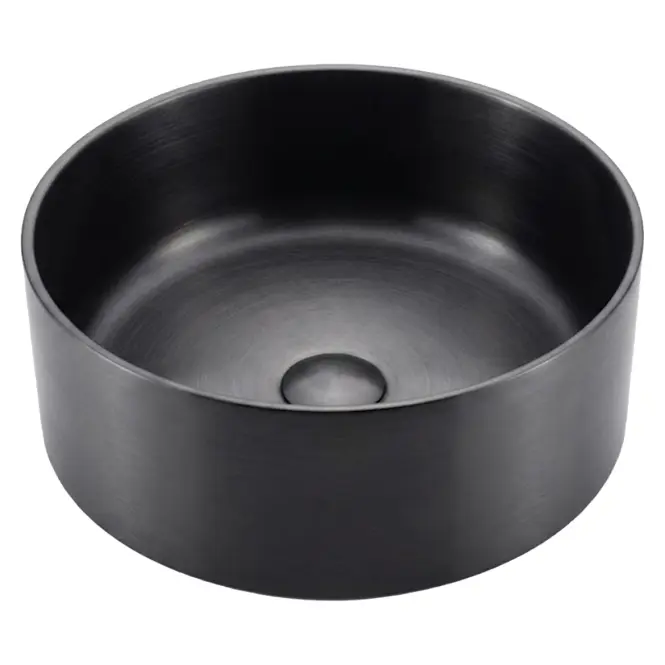 Umývadlo na dosku Iron Round black,2